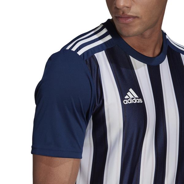 adidas Striped 21 Team Navy Blue/White Football Shirt